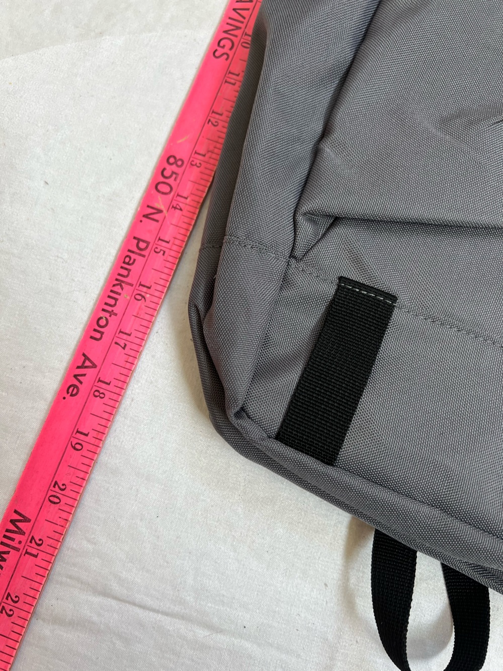 American Tourister EMBARK Computer Backpack "Ebay" Monogram NWT 18" Gray - Picture 9 of 10